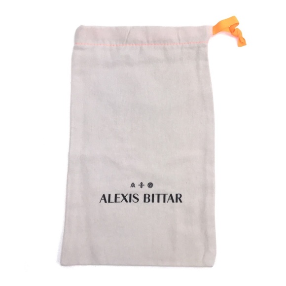 ALEXIS BITTAR • Gold Liquid Metal Hoop Earrings - Picture 3 of 5